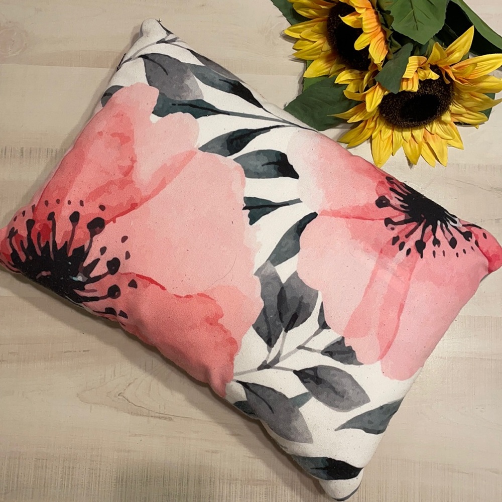 Society 6 Floral Throw Pillow